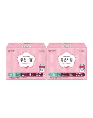 좋은느낌 오리지널 울트라슬림 소형 18매 x 2팩