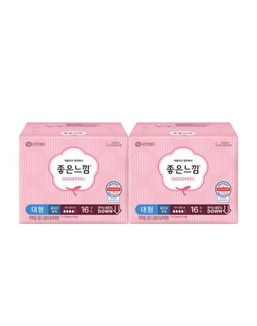 좋은느낌 오리지널 울트라슬림 대형 16매 x 2팩