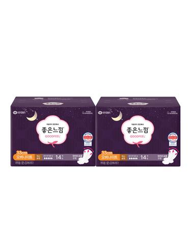 좋은느낌 오리지널 오버나이트 14매 x 2팩