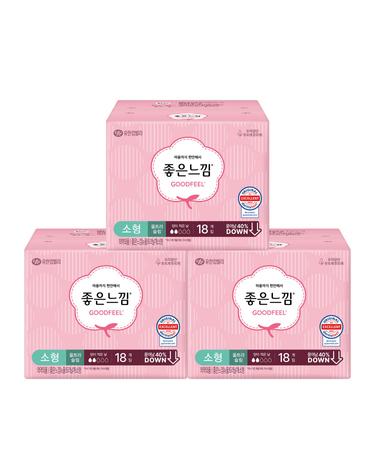 좋은느낌 오리지널 울트라슬림 소형 18매 x 3팩