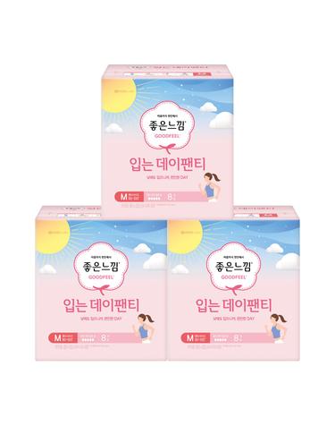 좋은느낌 입는데이팬티 중형 8매 x 3팩