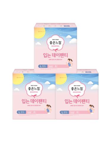 좋은느낌 입는데이팬티 대형 8매 x 3팩