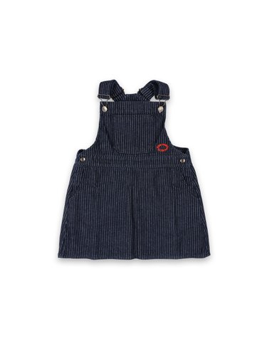 보보쇼즈 키즈 데님 멜빵 원피스(네이비) B225AC092 411