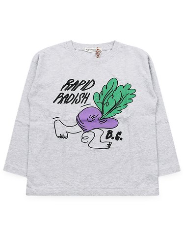 보보쇼즈 키즈 Rapid Radish 긴팔(그레이) B126AC001 041