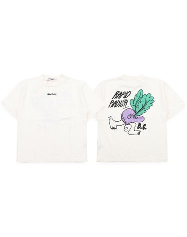 보보쇼즈 키즈 Rapid Radish 오버사이즈 반팔(아이보리) B126AC019 199