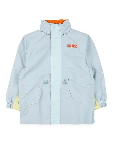 보보쇼즈 키즈 컬러 블록 레인 자켓(스카이) B126AC120 451