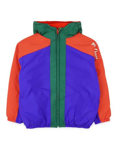 보보쇼즈 키즈 로고 프린팅 리버시블 후드 자켓(블루/오렌지) B126AC118 991