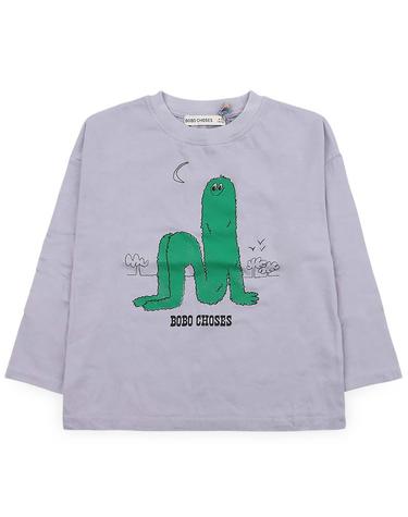 보보쇼즈 키즈 롱 퍼프 긴팔 티셔츠(라벤더) B226AC006 551