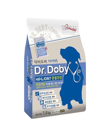 애견사료 닥터도비 관절건강 7.5kg 애견 건식 사료