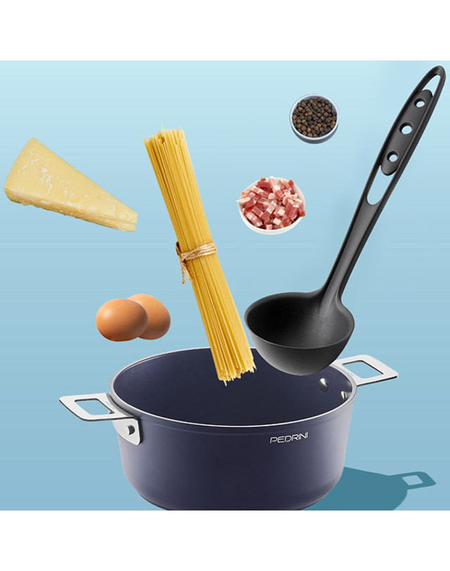 페드리니 [페드리니] 인덕션 7중 양수 냄비 24cm 5L + 국자 2종 세트 (PDR-1577-860) 착용컷