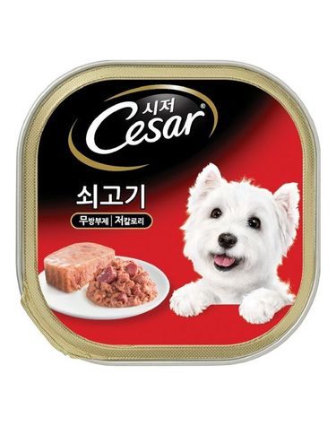 시저 애견 캔사료 쇠고기 100g X 24ea