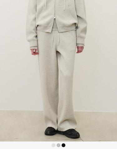 (우먼)데일리 니티드 스웻 팬츠 - 3 COLOR