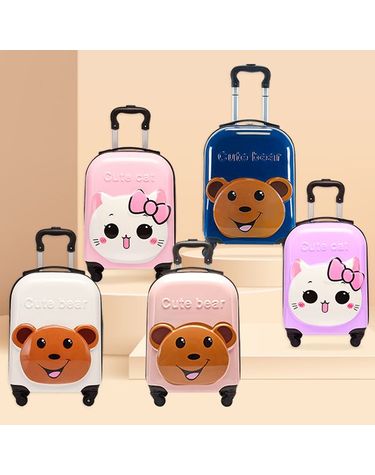 [보리보리] 큐트 애니멀 여행용 아동 캐리어 18인치