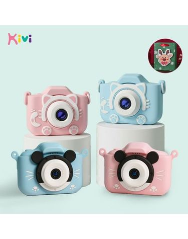 [보리보리] 큐티 키즈 카메라 16G SD카드+카드리더기+실리콘케이스+스트랩+USB케이블+쇼핑백 풀패키지
