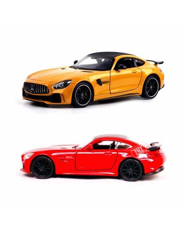 [보리보리] WELLY 1：38 밴츠AMG GTR 미니카 풀백 아기자동차 3세 장난감