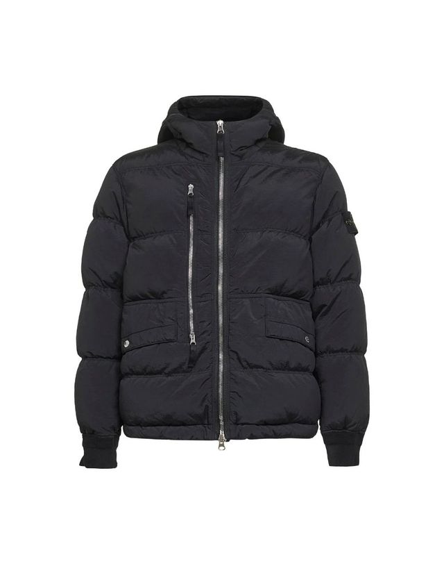 스톤아일랜드 25FW 스톤아일랜드 나일론 메탈 패딩 점퍼 K2S15 4100088 S0019 V0029 착용컷