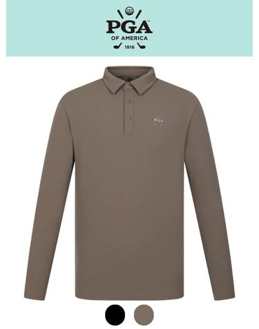 PGA 남성 빅엠블럼 테크니컬 긴팔티셔츠 PGMTS54363