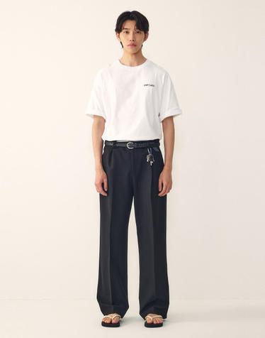 [STUDIO TOMBOY] [MEN] 원턱 슬랙스 팬츠_블랙 91M6231241