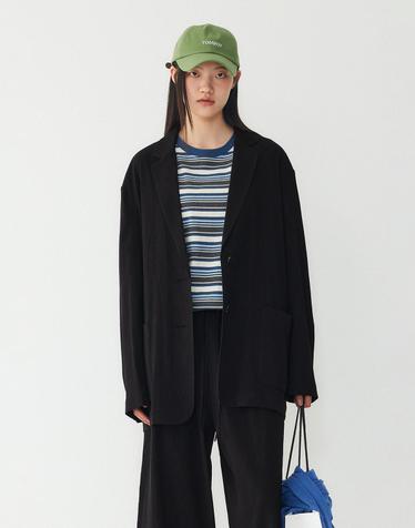 [STUDIO TOMBOY] 크리즈 오버핏 자켓_블랙 9176212982