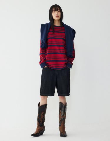 [STUDIO TOMBOY] [리오더] 데님 하프 팬츠_블랙 9106262775