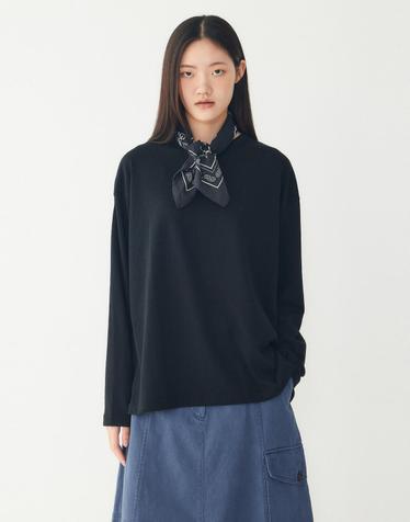 [STUDIO TOMBOY] 미니 로고 자수 티셔츠_젯 블랙 9176322977