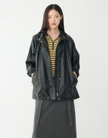 [STUDIO TOMBOY] 하이넥 신세틱 레더 점퍼_블랙 9176361971