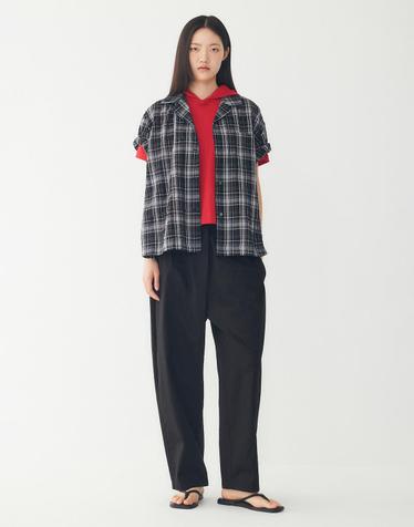 [STUDIO TOMBOY] 절개선 디테일 밴딩 팬츠_블랙 9106231224