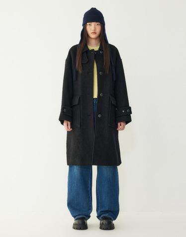 [STUDIO TOMBOY] 알파카 블렌디드 싱글 코트_블랙 9176411985