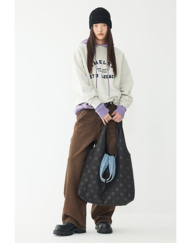 스튜디오 톰보이 [STUDIO TOMBOY] 도트 패턴 숄더백_블랙 9176470981 착용컷