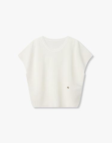 [VOICE OF VOICES] 루즈 핏 언발란스 니트 풀오버_화이트 7156250008