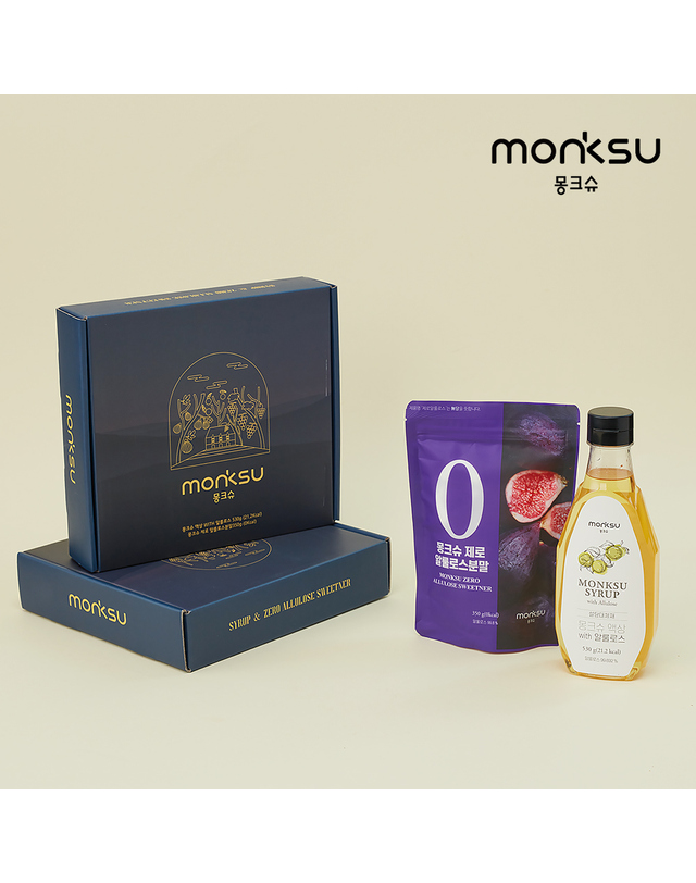 몽크슈 [몽크슈] 알룰로스 선물 세트_액상530g+제로분말350g 착용컷
