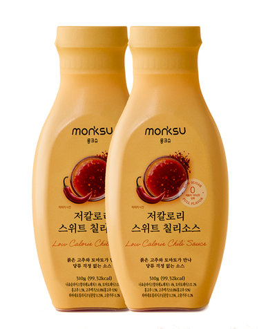 몽크슈 저당 저칼로리 매콤달콤 스위트 칠리소스 310gx2