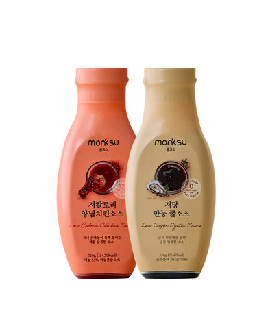 몽크슈 저당 저칼로리 양념치킨소스 320g+굴소스 330g