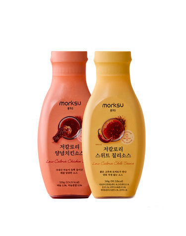 몽크슈 저당 저칼로리 양념치킨소스 320g+칠리소스 310g