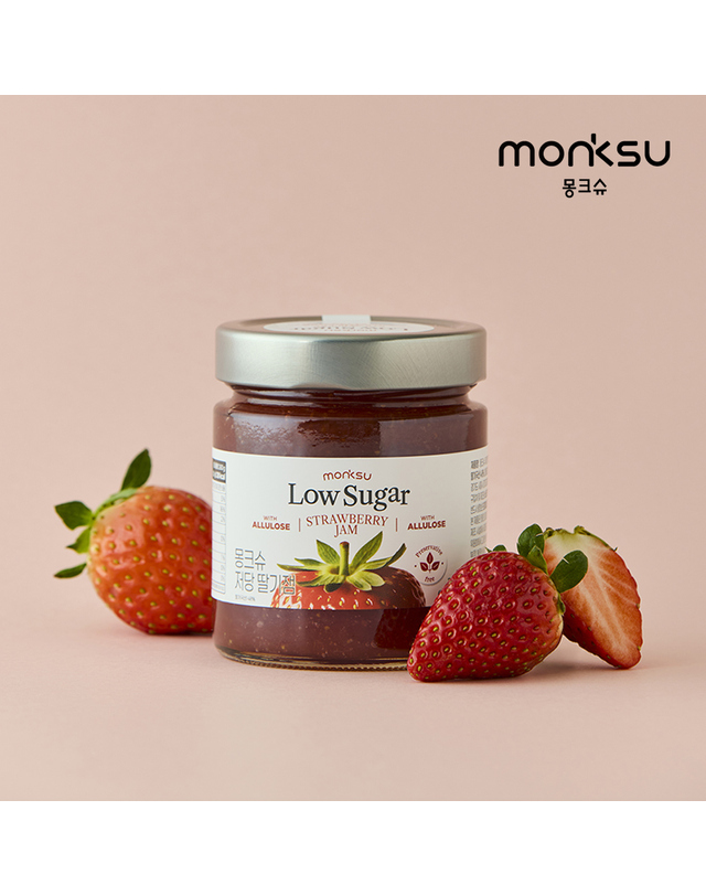 몽크슈 [몽크슈] 저당 알룰로스 딸기잼260g+블루베리잼260g 착용컷