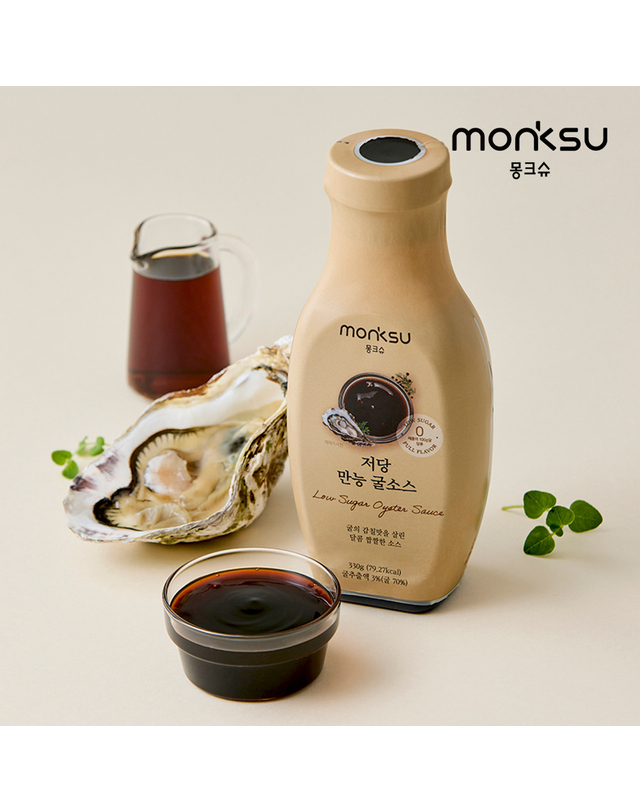 몽크슈 몽크슈 저당 저칼로리 만능 감칠맛 굴소스 330g 착용컷