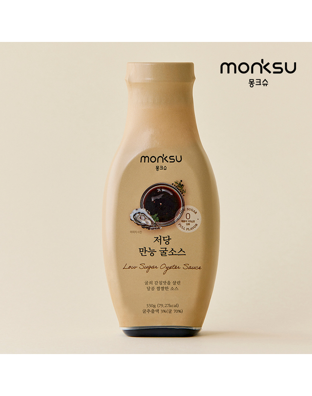 몽크슈 몽크슈 저당 저칼로리 만능 감칠맛 굴소스 330g 착용컷