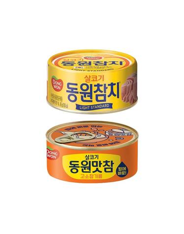 [동원] 라이트 스탠다드 참치 85g 10캔 + 맛참 고소참기름 참치 90g 4캔