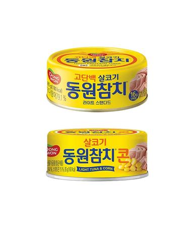 [동원] 라이트스탠다드 참치 85g x 12캔 + 콘참치 85g x 8캔 [2607]
