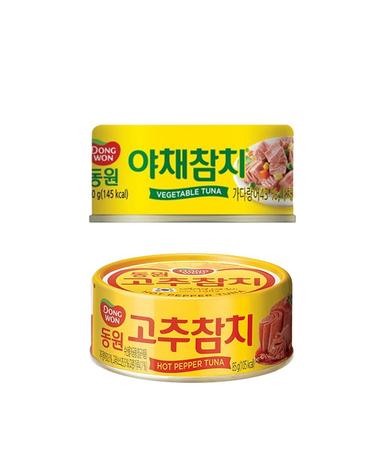 [동원] 야채참치 150g x 4캔 + 고추참치 150g x 4캔 [2607]
