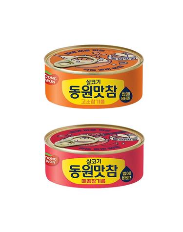 [동원] 동원맛참 고소참기름 참치 135g x 4캔 + 매콤참기름 참치 135g x 4캔 [2607]