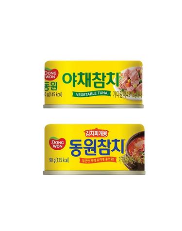 [동원] 야채참치 150g x 5캔 + 김치찌개용 참치 150g x 5캔 [2607]