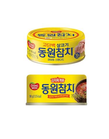 [동원] 라이트스탠다드 참치 150g x 5캔 + 김치찌개용 참치 150g x 5캔 [2607]