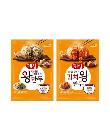[동원] 개성 왕만두 2.1kg 1봉 + 김치왕만두 2.1kg 1봉