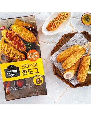 [동원] 퀴진 크리스피 핫도그 400g x 3개