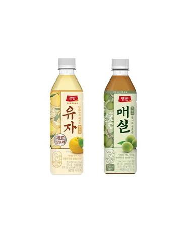 [동원] 양반 유자 500mL 12병 + 매실 500mL 12병