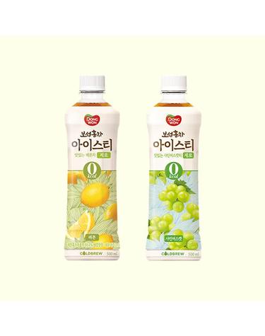[동원] 보성홍차 아이스티 제로 레몬 500ml x 12개 + 샤인머스켓 x 12개