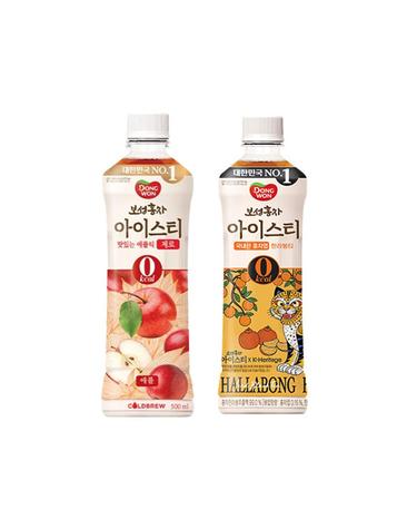 [동원] 보성홍차 아이스티 제로 애플 500mL 12개 + 한라봉 500mL 12개