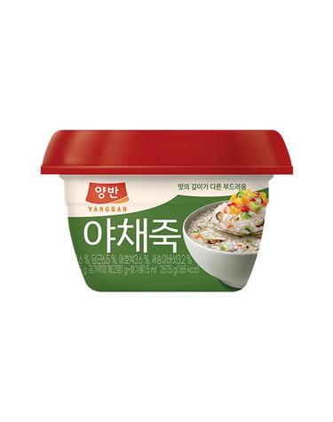 [동원] 양반 NEW 야채죽 287.5g (용기) x 12개