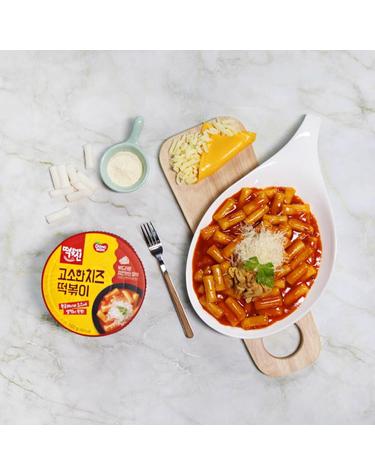 [동원] 떡볶이의신 고소한치즈 컵떡볶이 160g x 6개